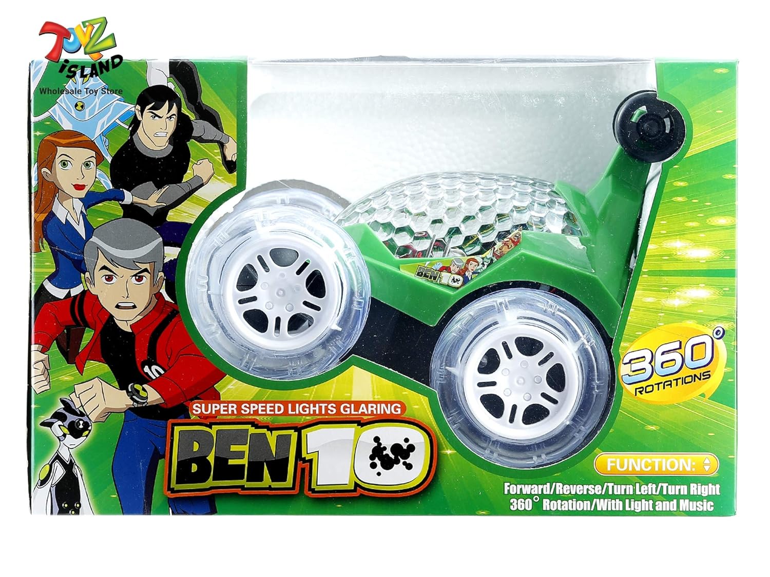 ben 10 stunt car