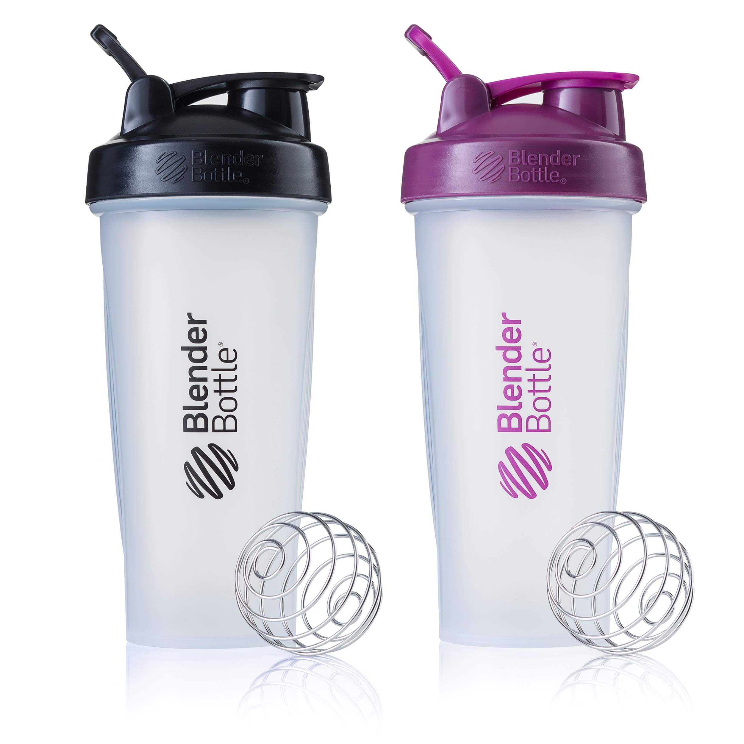 BlenderBottle Classic Shaker Bottle Perfect for Protein Shakes and