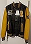 Vogstyle Heren Vest Casual PU Leer Teddy Baseball Jas met Voering Jassen