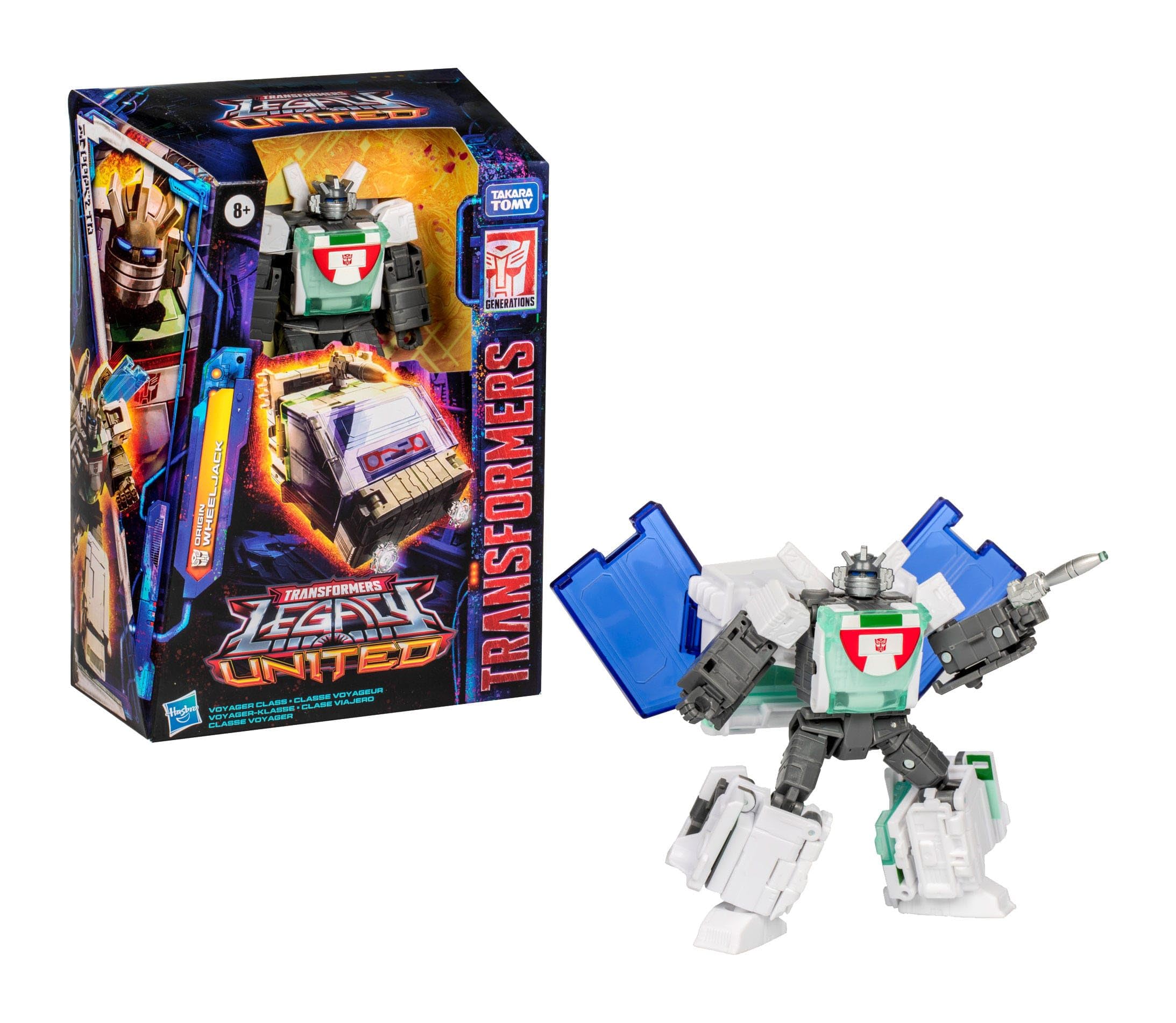 Transformers Generations Legacy United Voyager Class Origin Wheeljack Figure 18 cm