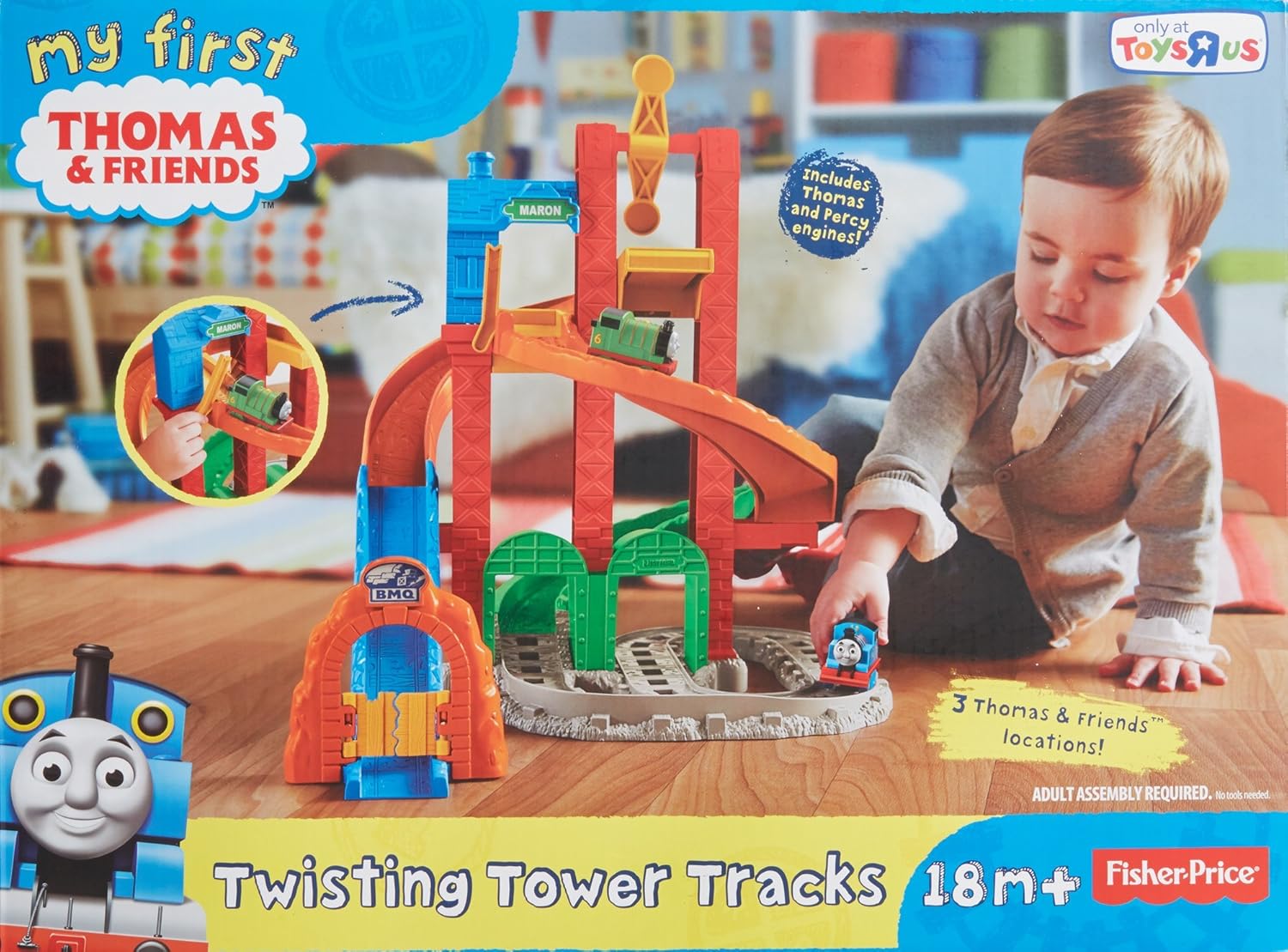 my first thomas and friends twisting tower tracks