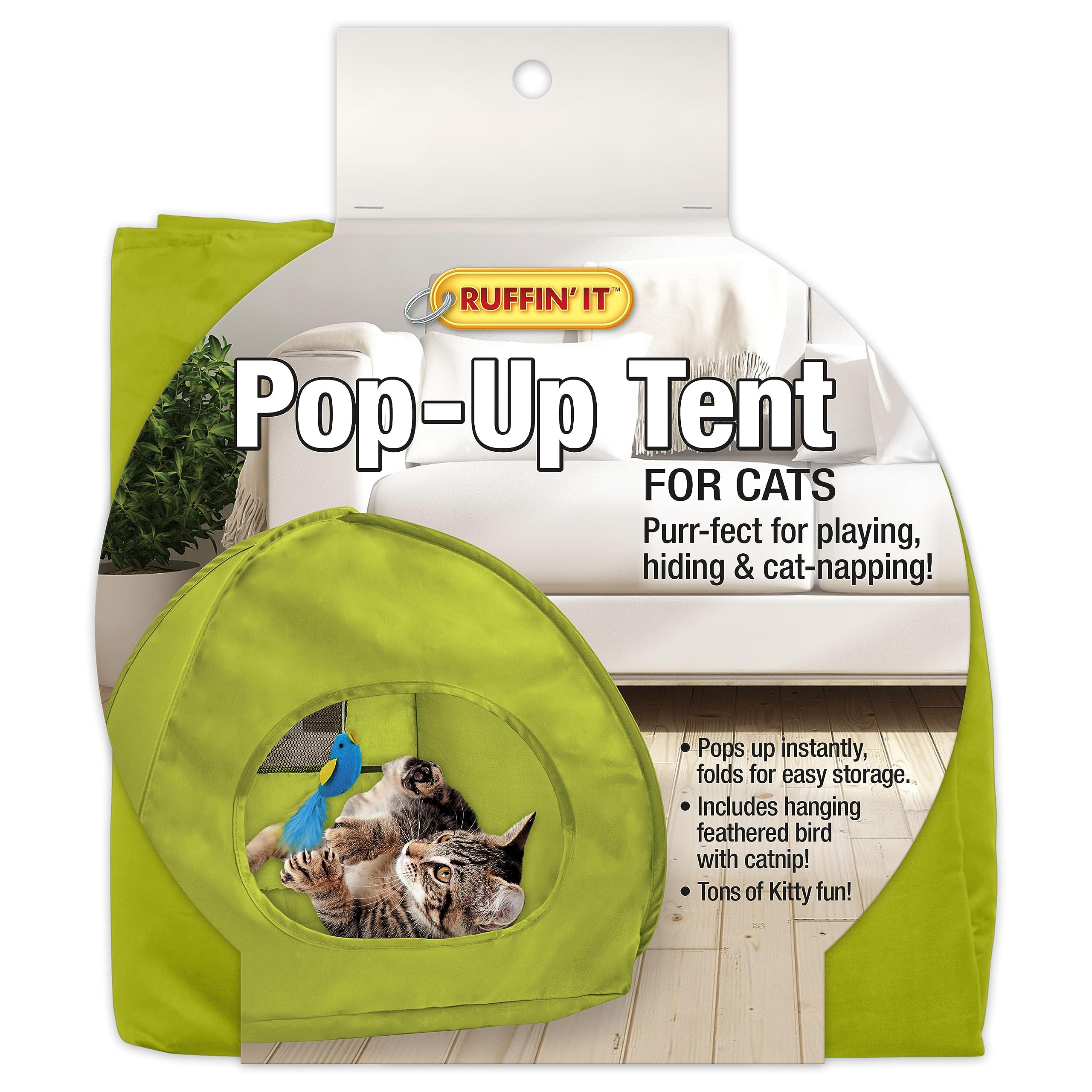 Photo 1 of Ruffin' It Cat Pop Up Tent, Color Will Vary