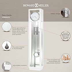 Howard Miller Whitelock Floor Clock, Beveled Glass