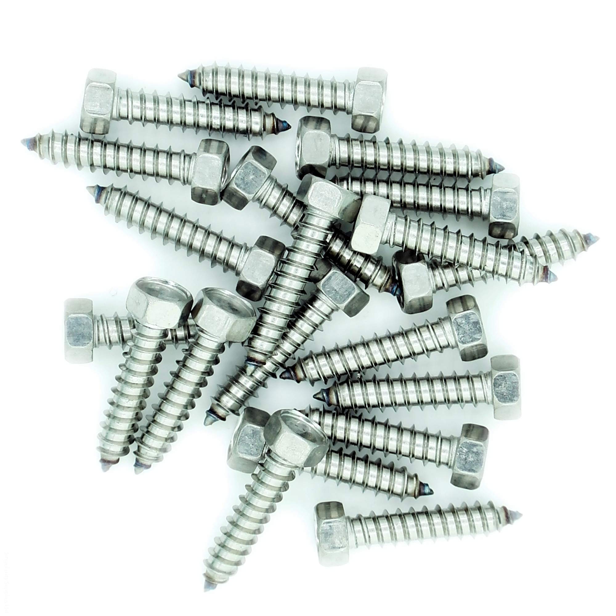 No.12 x 0.5 (5.5mm x 13mm) Hex Self-Tapping Screw - Stainless Steel (A2) (Pack of 20)
