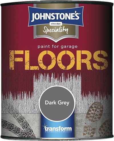 Johnstone's Garage Floor Paint Dark Grey 750ml