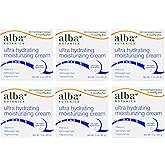 Alba Botanica Hawaiian Moisture Cream, Soothing Jasmine & Vitamin E 3 oz (Pack of 6)