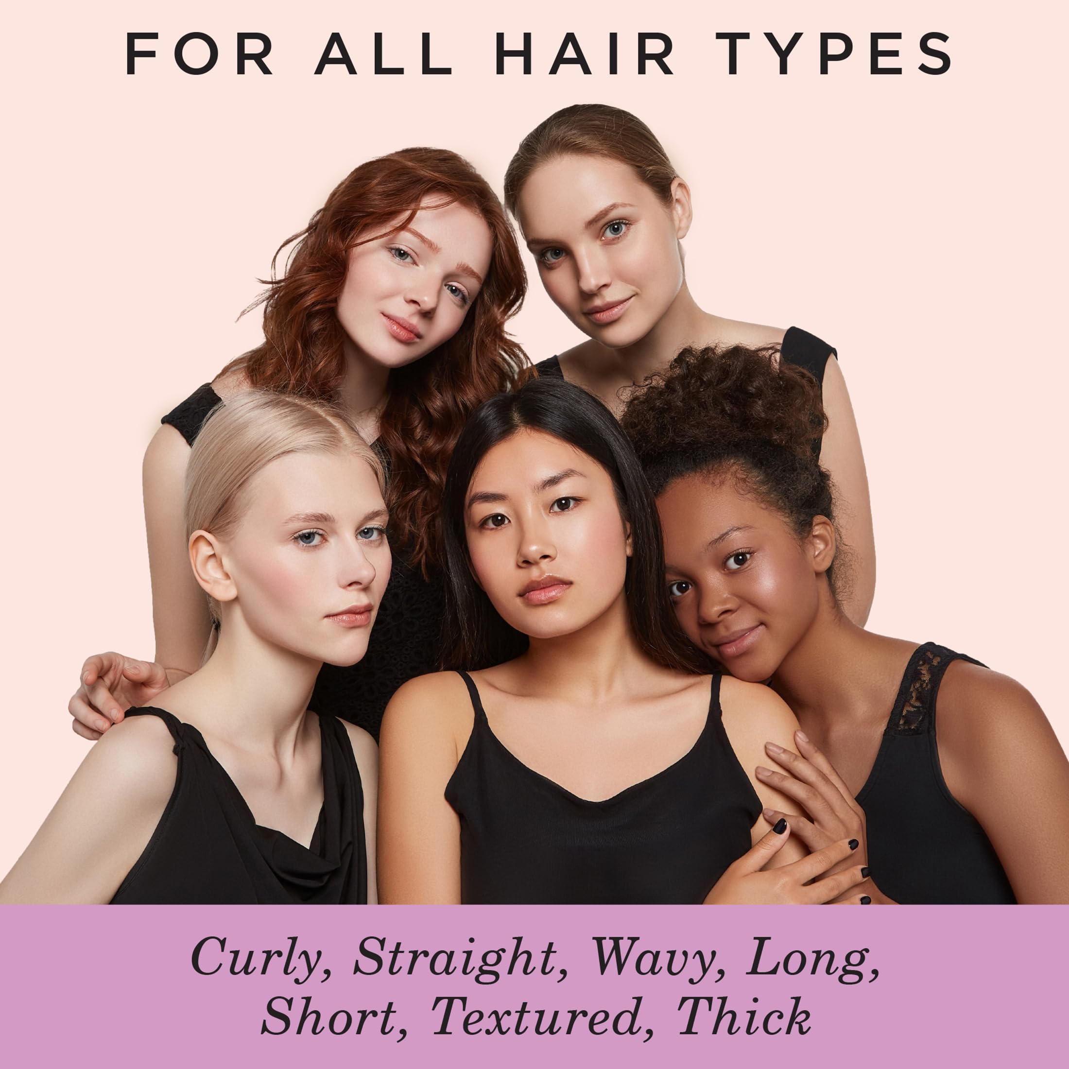 Diane 100% Boar Smoothing Hair Brush for Smoothing Frizz and Flyaways, Laying Down Hair Edges and Taming Baby Hairs - Use for a Glossy Finish on Ponytails, Buns and Updos