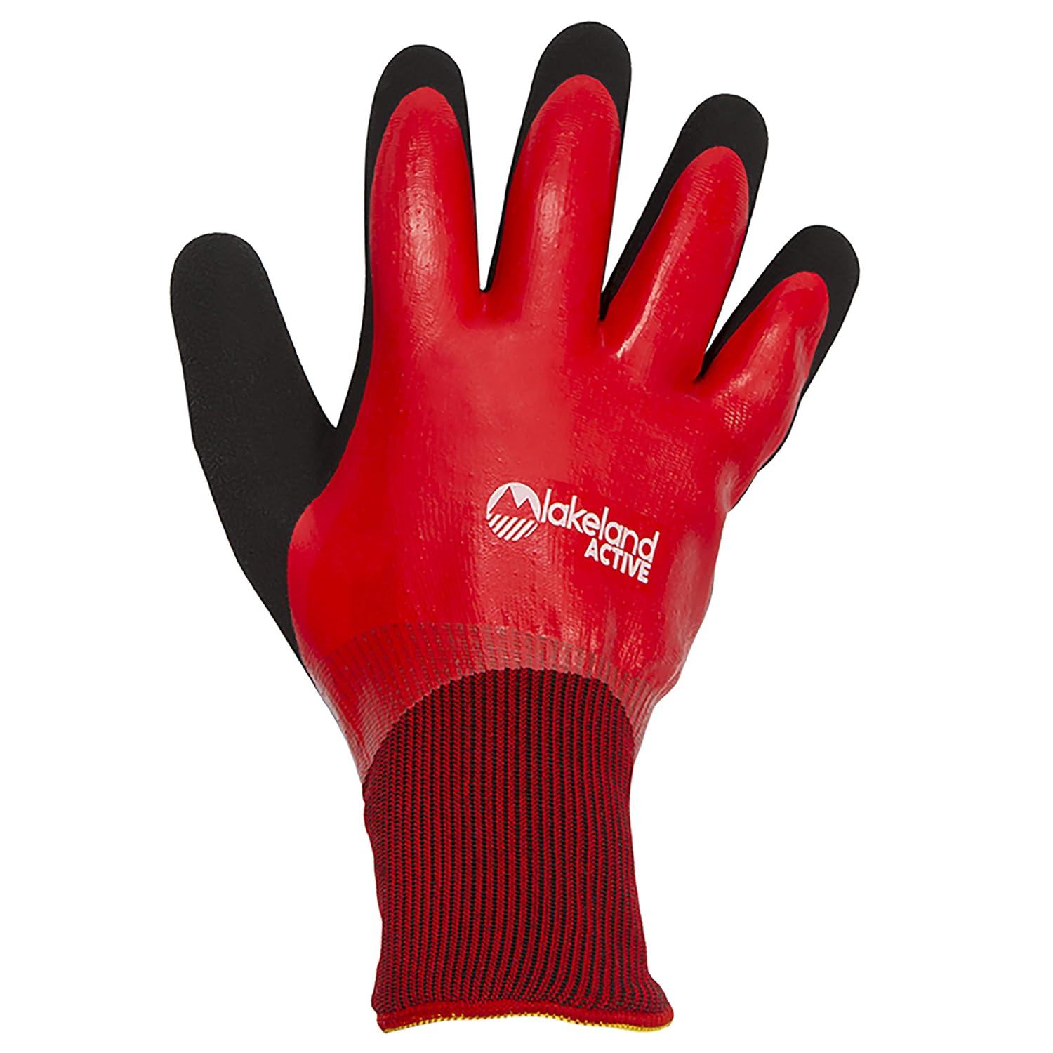 Lakeland Active 1 Pair Broughton Ultimate Thermal Waterproof Work Gloves - Black/Red - Large, L (Pack of 1) - Image 5