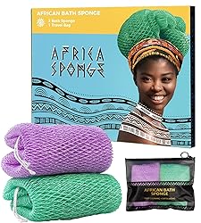 African Net Sponge Authentic - 2 Pieces Real