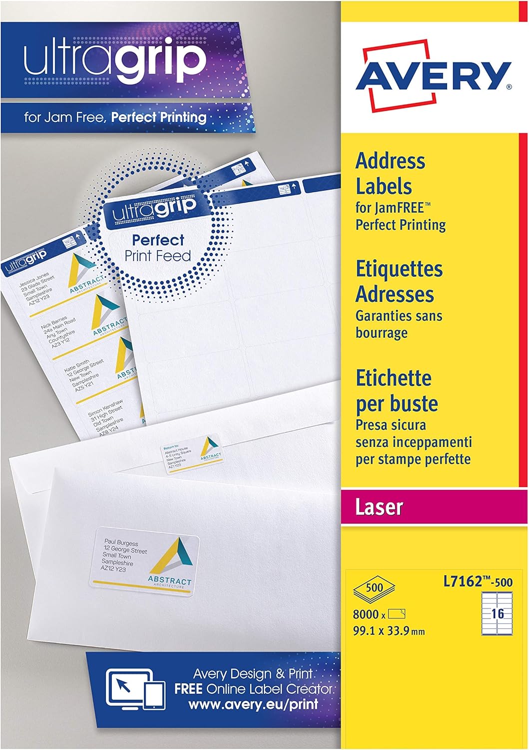 adhesive address labels for printer
