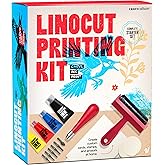 Linocut Printing Kit - Carve Ink Print