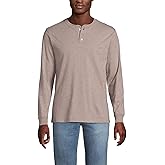Lands' End Men's Super-T Long Sleeve Henley Shirt