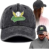 Let's Go Bananas Funny Printed Cotton Baseball Cap Adjustable Retro Washed Lightweight and Breathable Unisex, Dad Hats Birthday Gifts for Women Men Moms Dads Grandpa Husband Friend Bestie Coworker