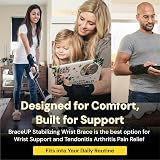 BraceUP Wrist Support Brace with Metal Hand Splint Left Right L/XL view 7