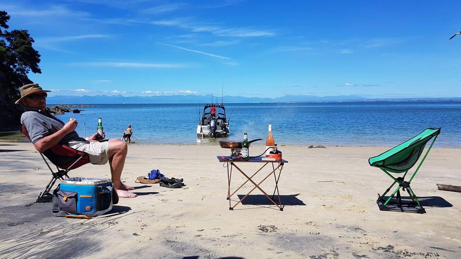 YIZI GO Portable Camping Chair - Compact Ultralight Folding Backpacking Chairs, Small Collapsible Foldable Packable Lightweight Backpack Chair in a Bag for Outdoor, Camp, Picnic, Hiking: Sports & Outdoors