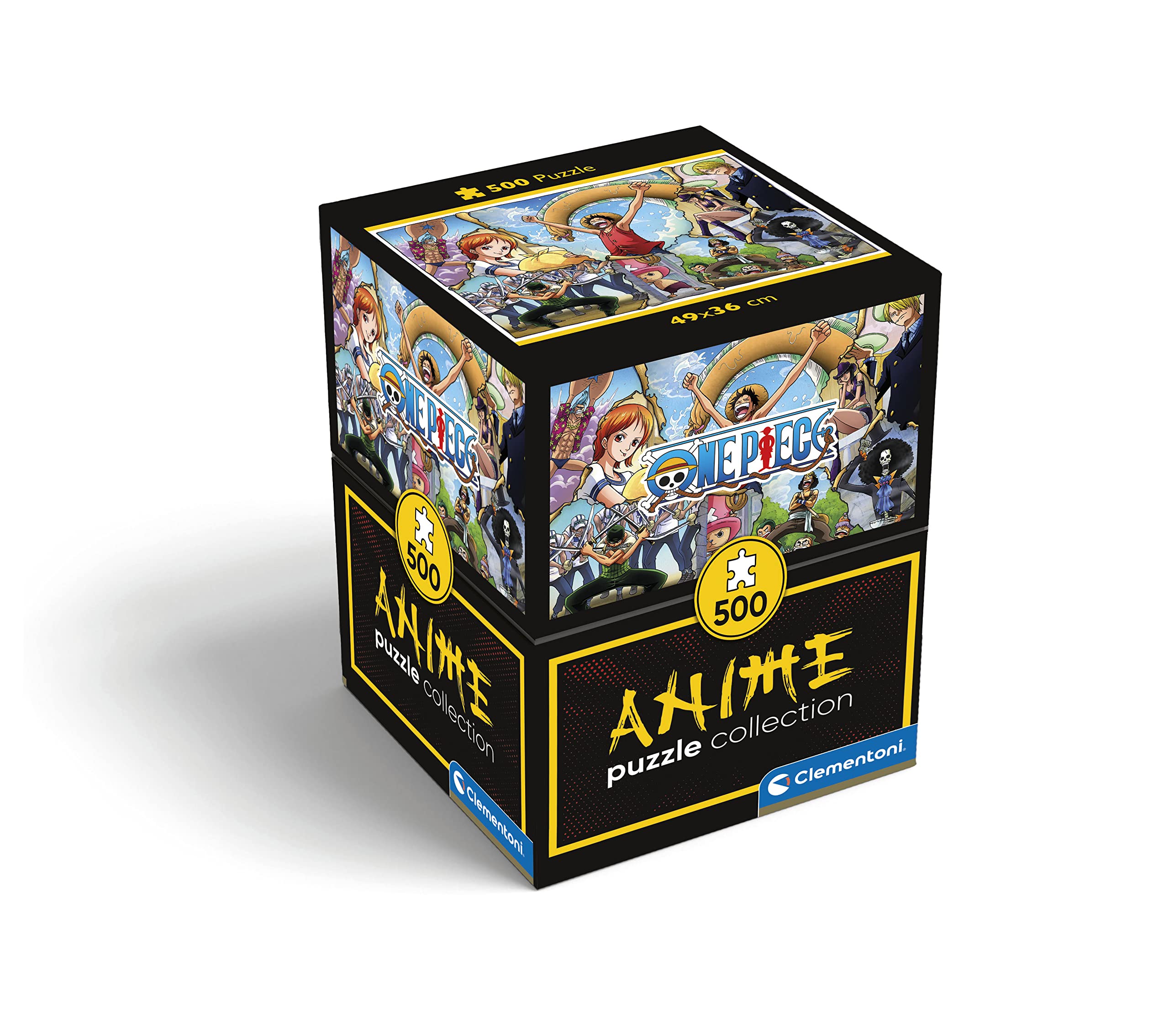 Clementoni 35136 Anime One 500 Pieces, Jigsaw Puzzle for Adults-Made in Italy