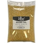 Zaiqa Moong Dal or Split Yellow Mung Beans | Make Kitchari Vegan Soups Stews Salad and Indian Curry Dishes that cleanse | Naturally Non-GMO &amp; Gluten-Free - 2 LBS