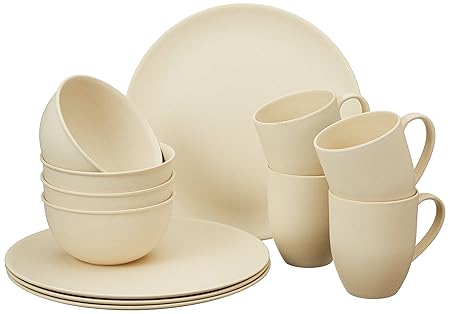 Outwell Bambus Geschirr-Set 4 Personen