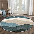 Amazon.com: Sungea 6ft Abstract Round Rugs for Bedroom,Soft Washable ...