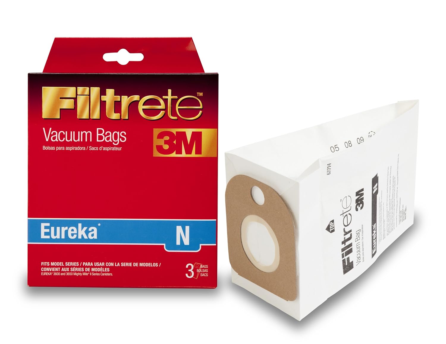 3M Filtrete Eureka N Allergen Vacuum Bag Red