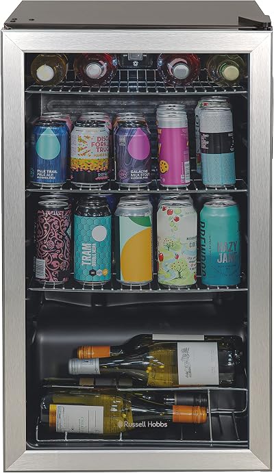 Russell Hobbs RHBC48SS 93 Litre Undercounter Beverage Cooler Stainless