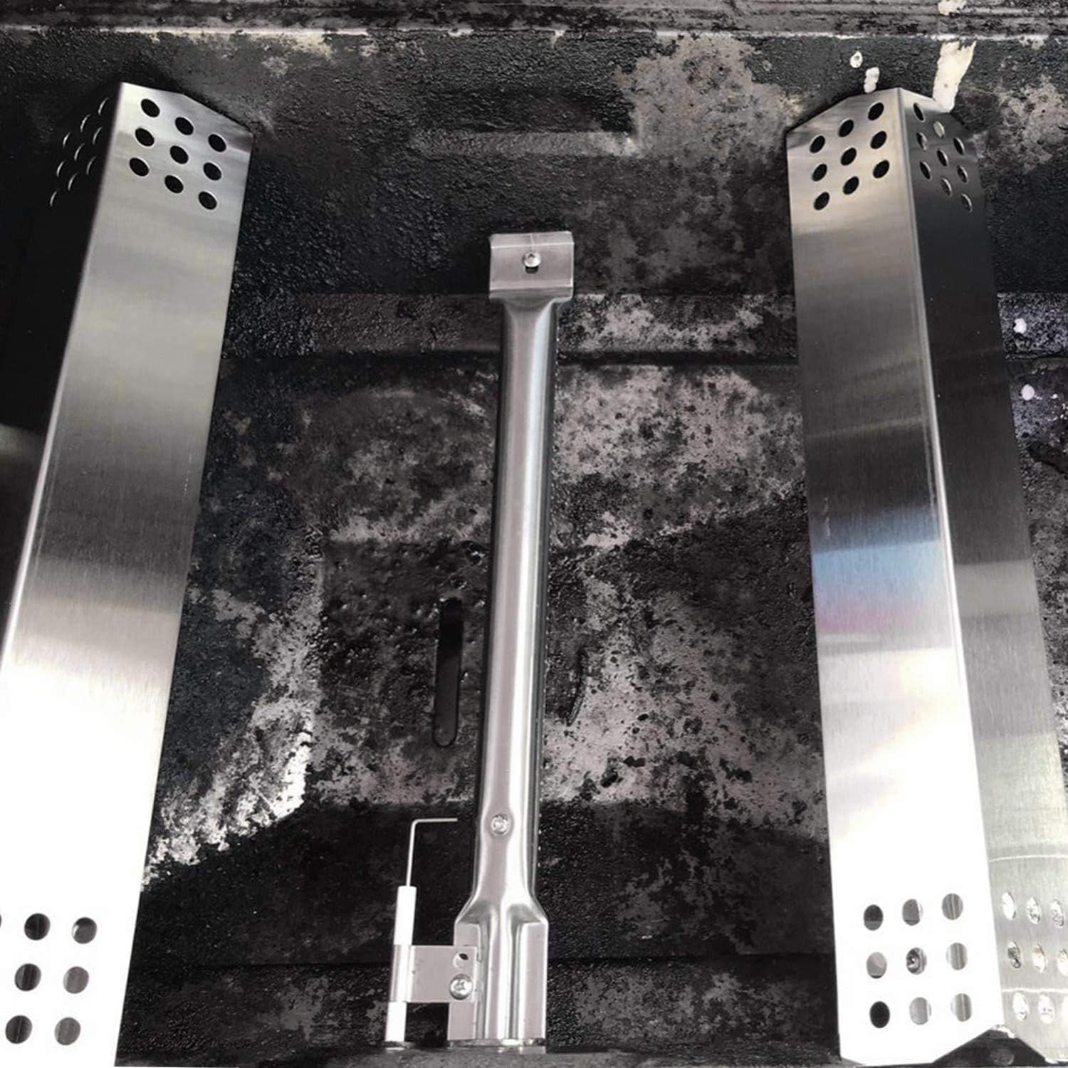 Hongso 14 7/8" Gas Grill Stainless Steel Pipe Burners Replacement for Kenmore 122.16134, 122.16134110, 415.16107110, 720-0773 and Nexgrill Grill Models, SBF781 (4-Pack) : Garden & Outdoor