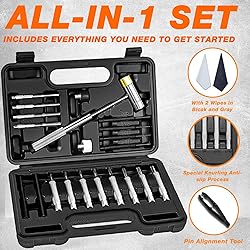 BESTNULE Punch Set, Pin Punches, Punch Tool, Roll
