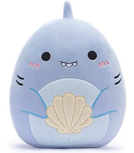 Squishmallows Sharon 12 Pulgadas Oficial Jazwares Peluche Squishmallows Tiburón Sharon 12 Pulgadas - Oficial Jazwares - Con Sombrero Fiesta Squishmallows Confeti