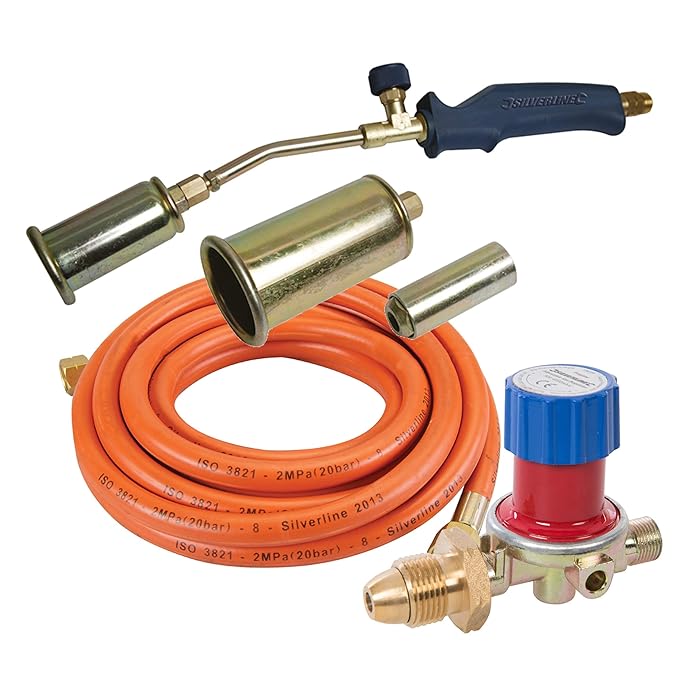 Wicked Tools ® 5 Metre Propane Gas Heating Torch Kits with Hose
