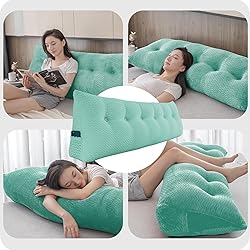 ZOEMO Large Bolster Triangular Headboard Wedge