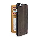 Twelve South BookBook for iPhone 6 Plus/6s Plus, brown | 3-in-1 leather wallet case, display stand + removable shell