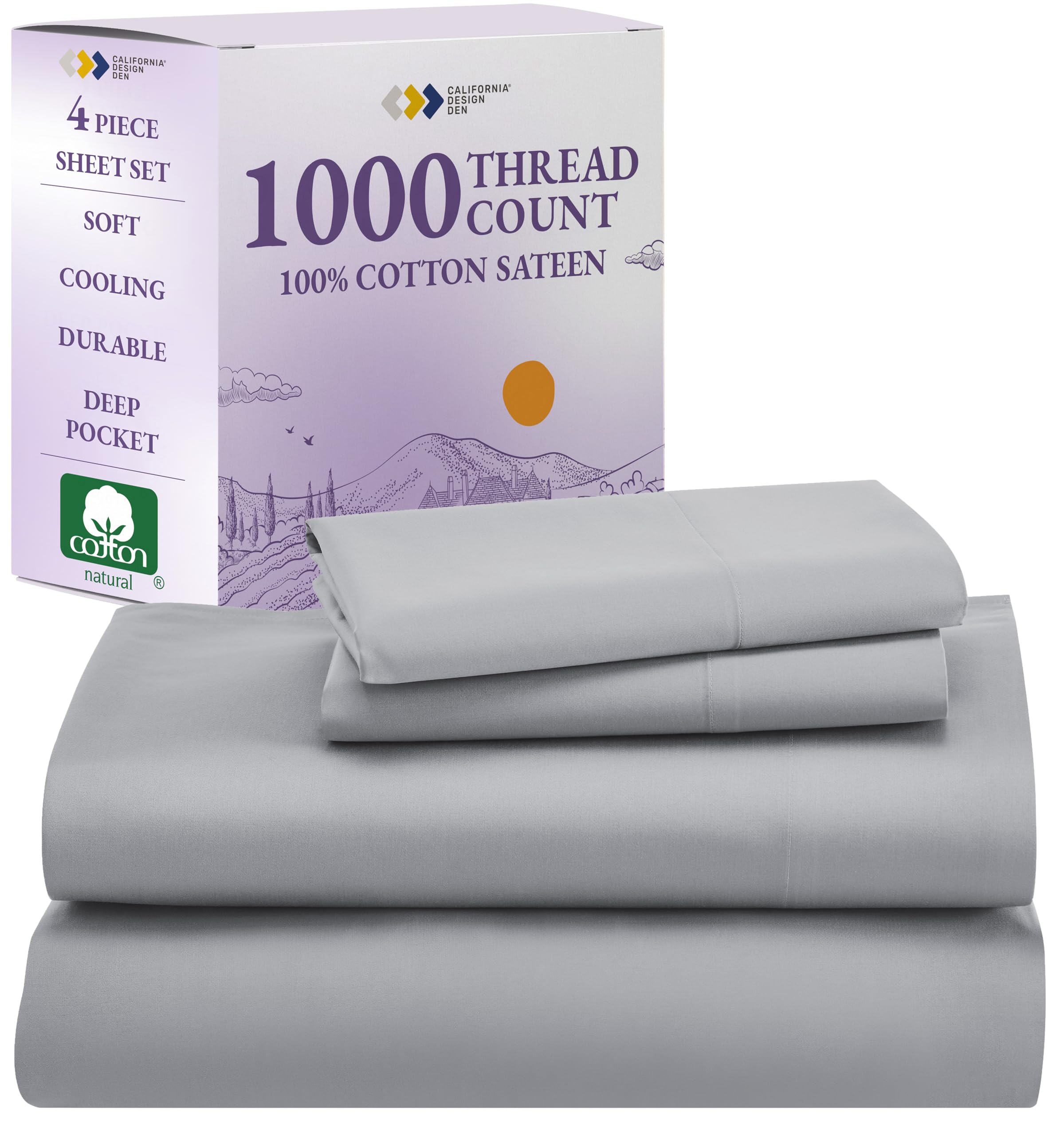 California Design Den 1000 Thread Count King Size