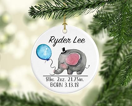 baby announcement ornament