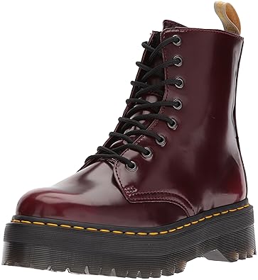 dark red dr martens
