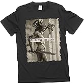 Feminist Women's Power T-Shirt Girls Will be Girls Medusa with The Head of Perseus Tee