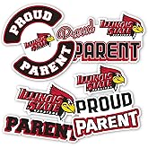 Desert Cactus Illinois State University Sticker Redbirds ISU Vinyl Decal Laptop Water Bottle Car Scrapbook (Proud Parent Sheet)