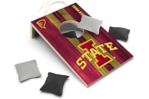 SOAR NCAA Tabletop Cornhole Game and Bluetooth Speaker