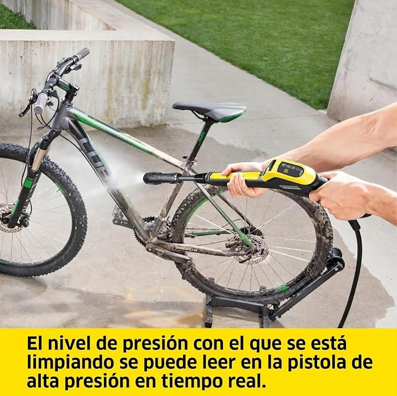 Hidrolimpiadora K 5 Power Control, presión: 145 Bar, caudal: 500 l/h, Rendimiento: 40 m²/h, Peso: 13 kg, Manguera y Pistola de Alta presión Incluidas, Yellow/Black