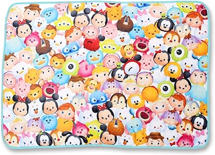 Amazon ツムツム ブランケット ひざ掛け イレイズゲーム 約70 100cm マルチカラー マルシン Marushin ひざ掛け ハーフケット
