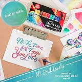 Crafts 4 ALL Watercolour Paint Set 12 Premium Colours with 3 Brushes view 5