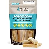 Raw Paws Himalayan Yak Chews for Dogs, Small Chews (10 Count) - Packed in USA - Tibetan Yak Cheese Dog Chew for Small Breeds 