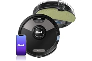 Shark AI Laser Navigation Ultra Robot 2-in-1, Ultra-Powerful Whole Home Vacuum, Ultra Sonic Mopping and UltraClean, Black/Moc