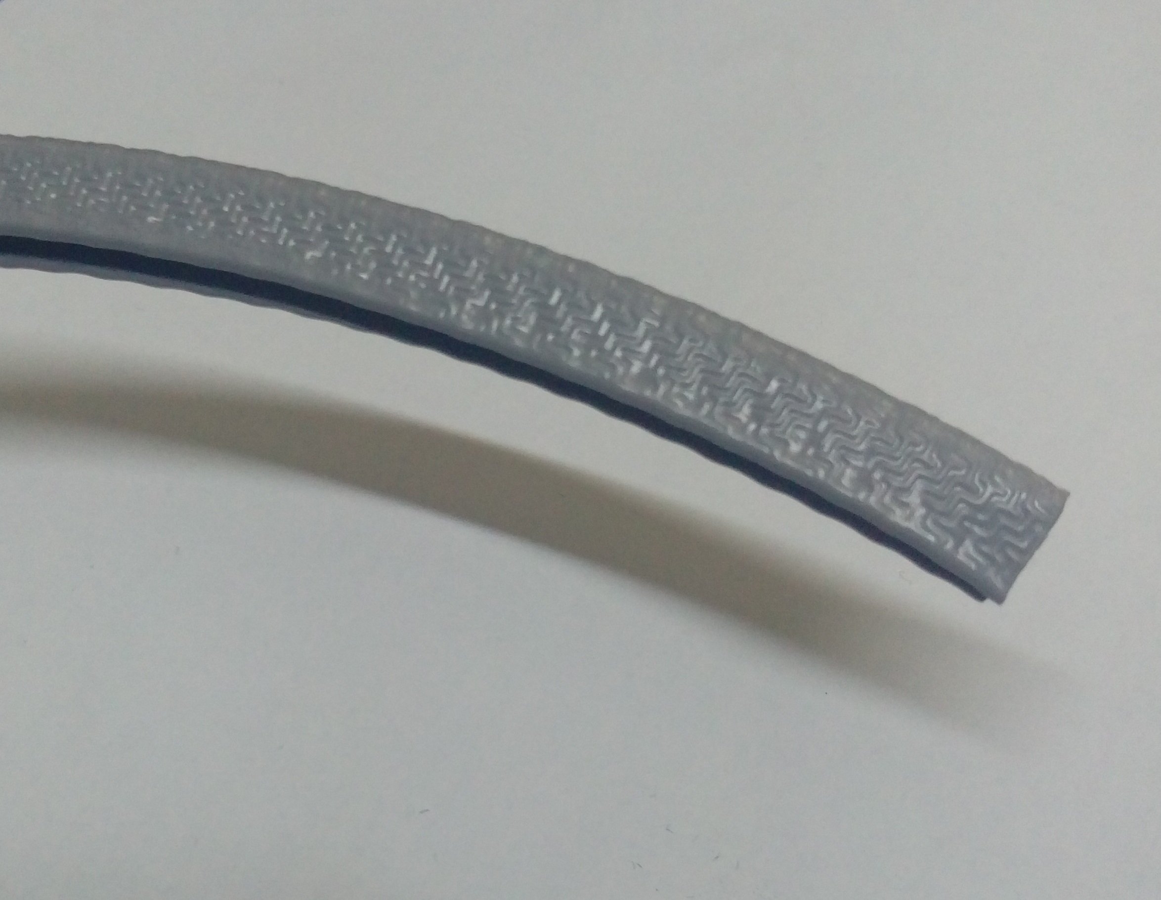 Edge Trim Gray Small Height 9.5mm x Grip Range 3mm (6 Meter)