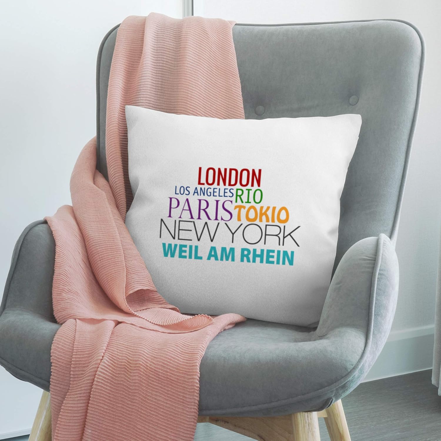 Kissen mit Füllung Geschenkidee printplanet Kopfkissen Weil am Rhein