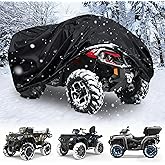 XXL ATV Cover 420D 4 Wheeler Cover Compatible for Can am Outlander Polaris Sportsman CFMOTO Yamaha Hisun Honda Heavy Duty Wat