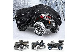 XXL ATV Cover 420D 4 Wheeler Cover Compatible for Can am Outlander Polaris Sportsman CFMOTO Yamaha Hisun Honda Heavy Duty Wat