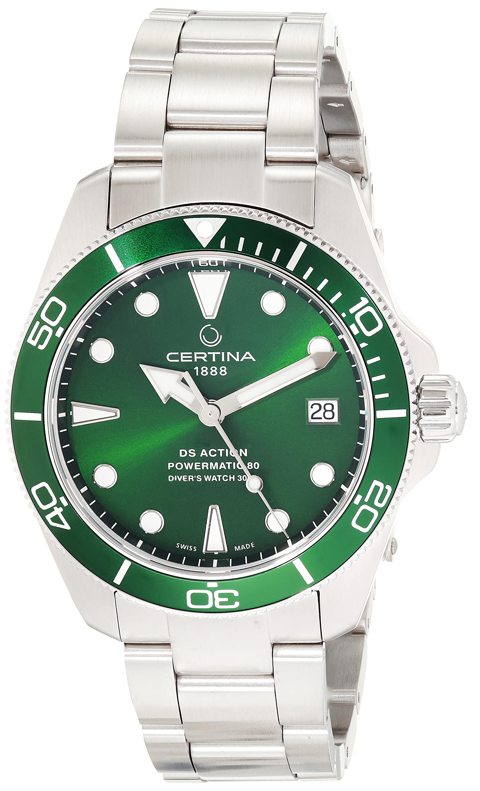 Certina, Unisex, DS ACTION Diver 38mm, Stainless Steel, Swiss