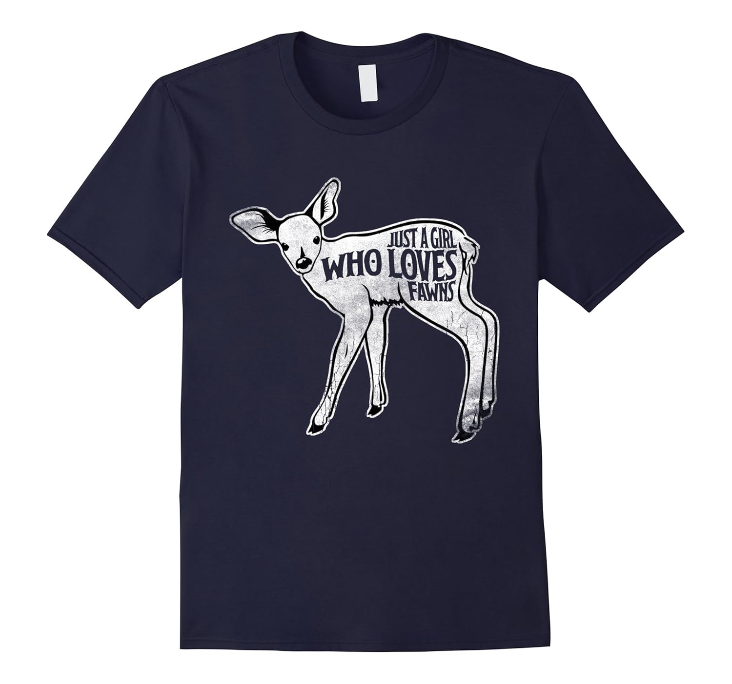 Just A Girl Who Loves Fawns Shirt Roe Deer Kids Costume-ANZ