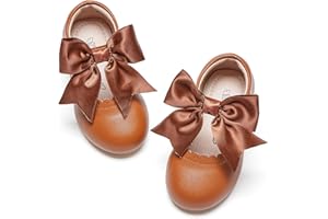 Kiderence Little Toddler Girls Dress Shoes Ballerina Ballet Flats Kids Mary Janes