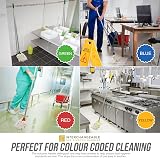 TDBS Colour Coded 120cm Aluminium Mop and Broom Handle Yellow view 8